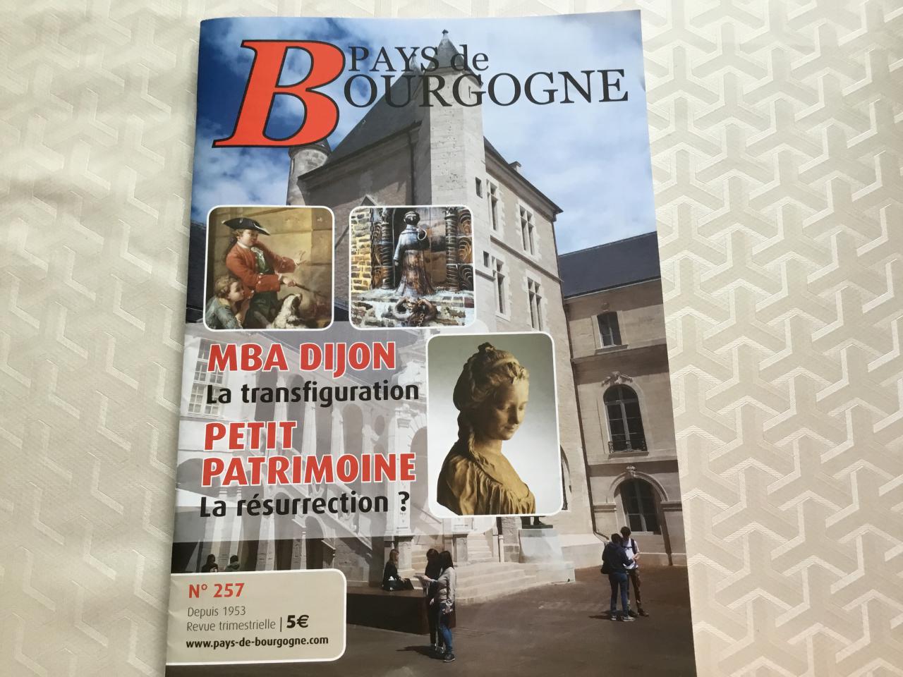 revue Pays de Bourgogne 2019